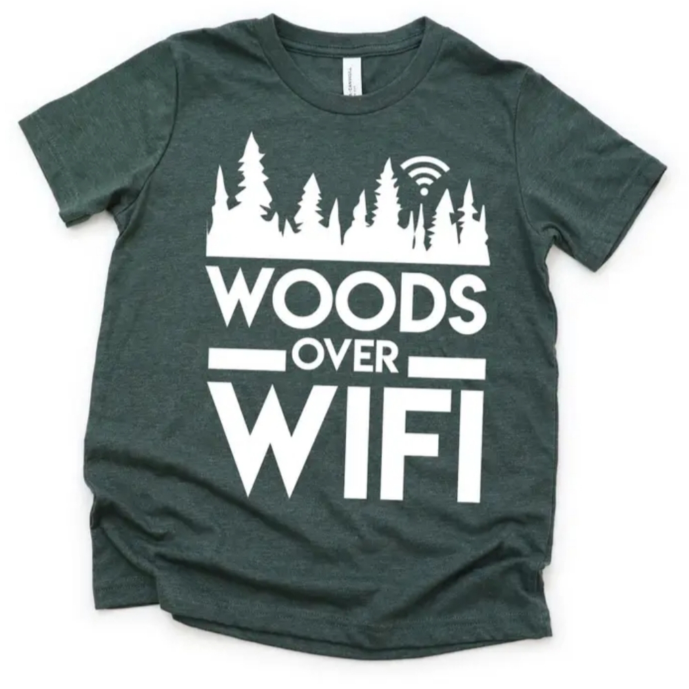 Woods Over WiFi Youth Tee